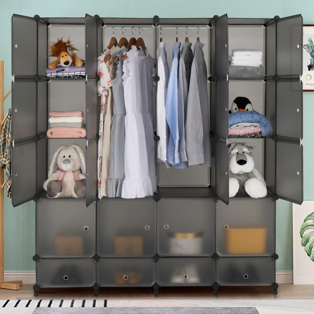 Closet Organizer 20 Cube Storage Portable Closet Storage Cubes Wardrobe Storage