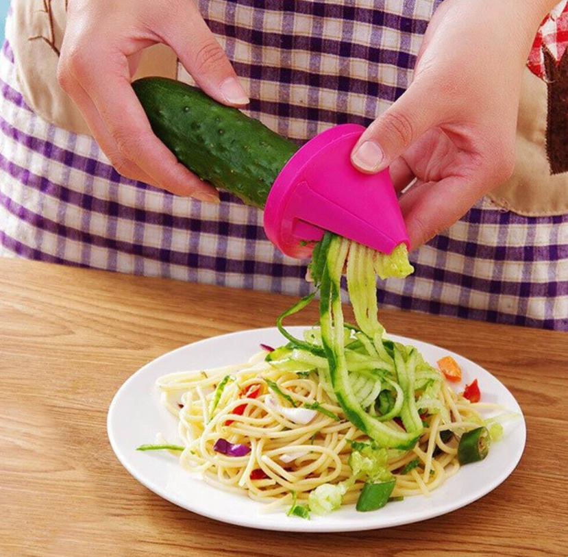 Manual Vegetable Spiral Cutter Shredder Fruit Slicer Peeler Grater Free shipping